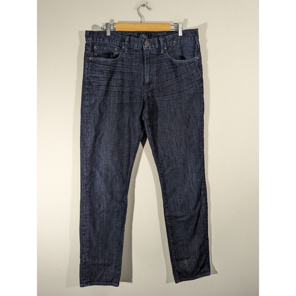 Lucky Brand 121 Heritage Slim Fit Dark Wash Denim Jeans Men Size 36x34 - Picture 1 of 7